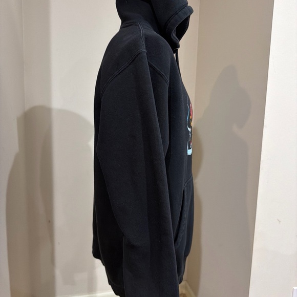 Cameron Whitcomb 2023 Quitter Tour Merch Hoodie Black Flame Graphic 2023 Sz M - Picture 5 of 12